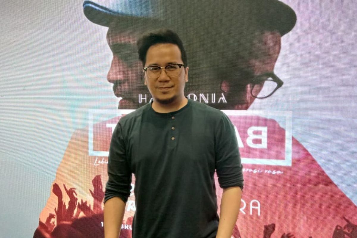 Adera menghadiri jumpa pers Harmonia: Titik Balik yang akan digelar di Balai Sarbini, Plaza Semanggi, Jakarta Pusat, Kamis (24/1/2019).