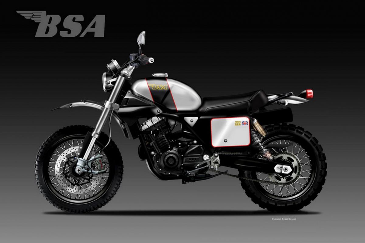 BSA MX 355 render.