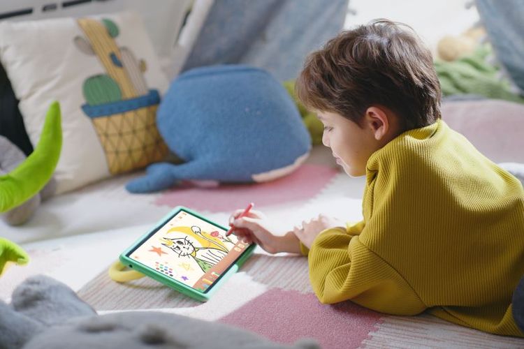 Tablet aman untuk anak keluaran Huawei, HUAWEI MatePad SE Kids Edition. 