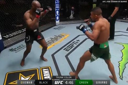 VIDEO - Pelukan Emosional Kamaru Usman dan Gilbert Burns Usai Duel UFC 258