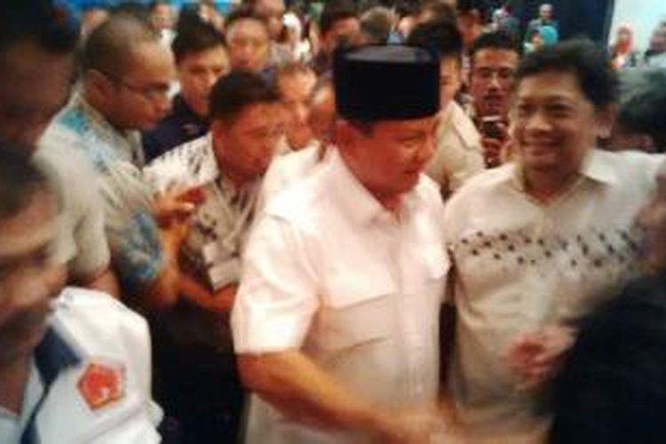Capres Prabowo Subianto di Bandung, Kamis (5/6/2014)