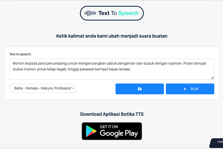 Ilustrasi website Botika.online untuk download nada dering WA keren bersuara mirip petugas Customer Service.