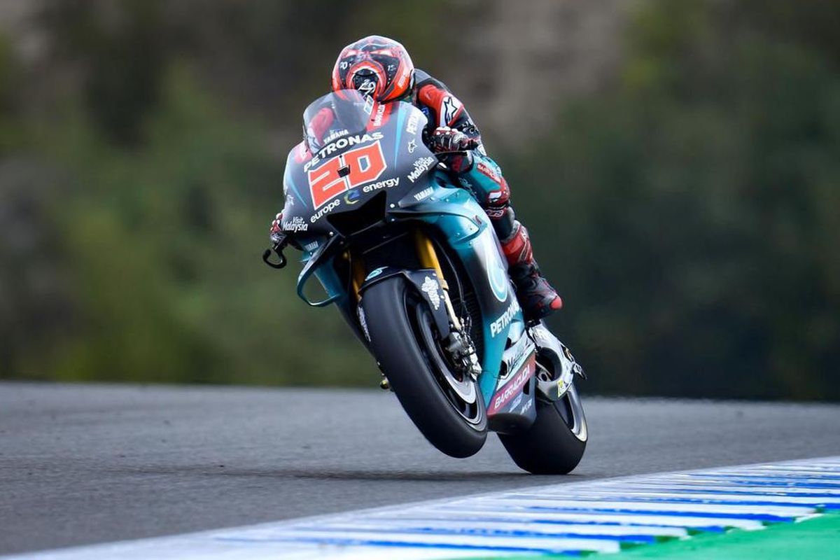 Fabio Quartararo kembali menebar ancaman di FP1 GP Le Mans 2019