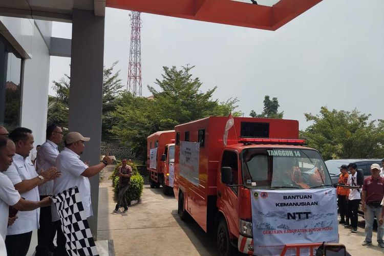 Gerakan Kabupaten Bogor Peduli Salurkan Bantuan untuk Korban Gempa NTT, dari Sembako hingga Boneka