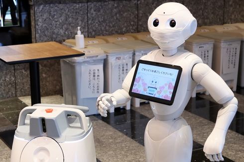Robot Ini Beri Pesan Hangat untuk Pasien Virus Corona di Tokyo