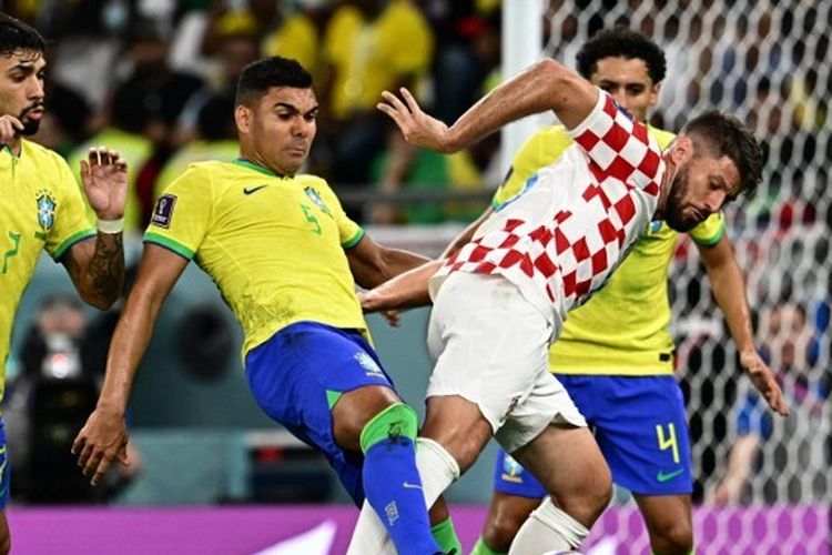 Laga Kroasia vs Brasil dalam rangkaian perempat final Piala Dunia 2022 di Education City Stadium, Doha, Qatar, pada Jumat (9/12/2022) malam WIB.