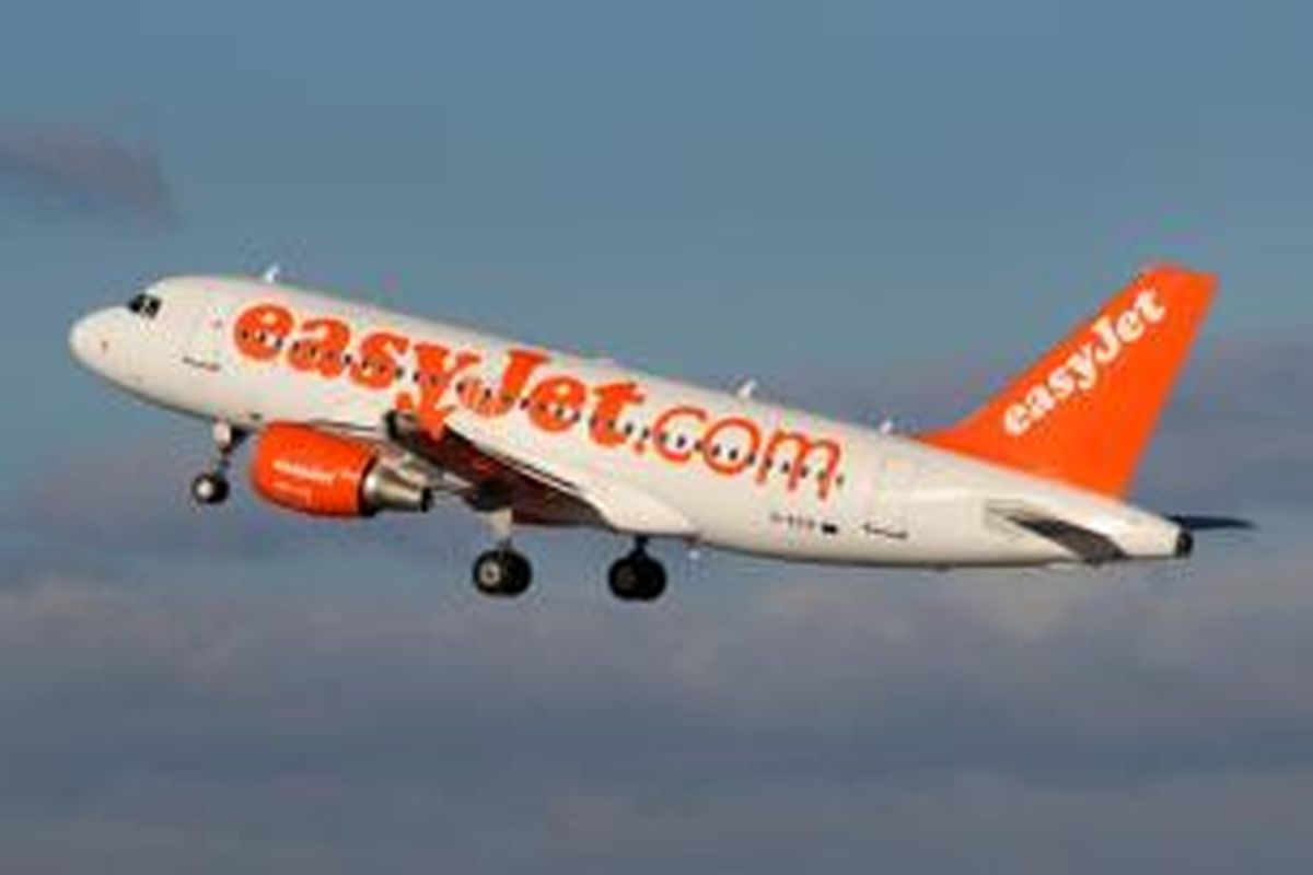 Maskapai penerbangan EasyJet.