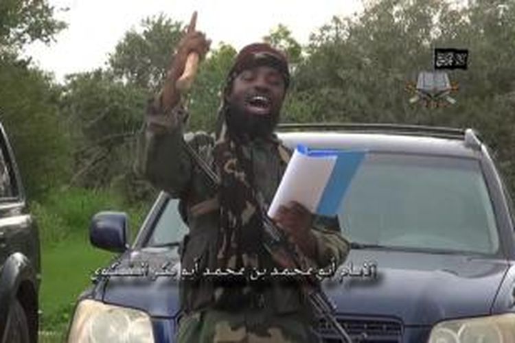 Pemimpin Boko Haram, Abubakar Shekau, memproklamasikan berdirinya Kekalifahan Islam dalam sebuah video terbarunya yang dikirimkan ke sejumlah media.