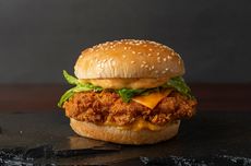 Resep Burger Ayam Sehat di Rumah, Pakai Alpukat