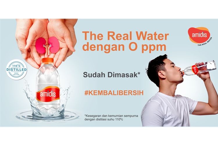 Amidis bisa menjadi pilihan produk air murni yang bagus untuk dikonsumsi di kala puasa karena memiliki Total Dissolved Solids (TDS) 0 ppm yang dihasilkan dari multifiltrasi. 