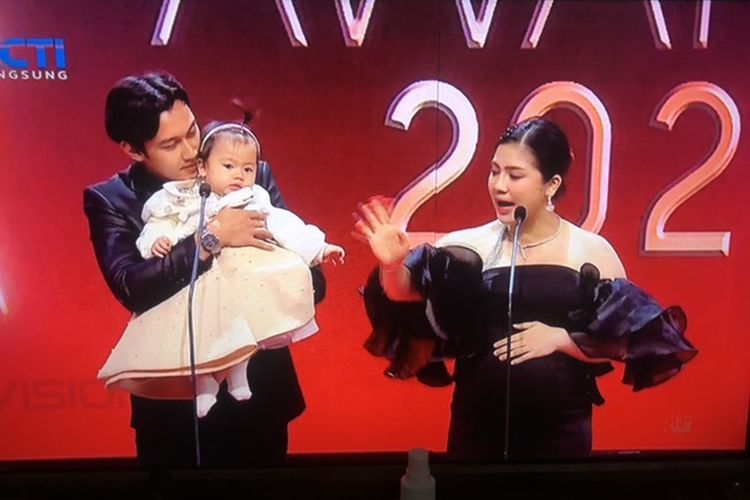 Felicya Angelista dan Hito Caesar di Silet Awards pada Rabu (30/11/2022). 