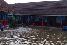 Banjir Rendam Sekolah di Maja Lebak, Semua Murid Diliburkan