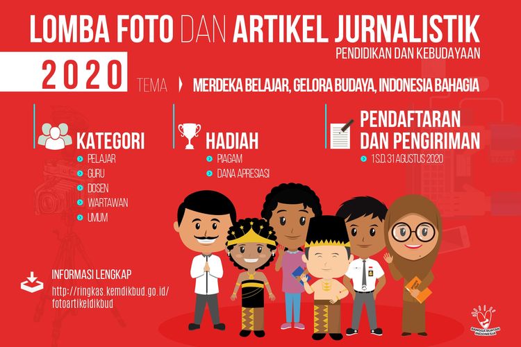 Lomba Foto dan Artikel Jurnalistik 2020 oleh Kemendikbud