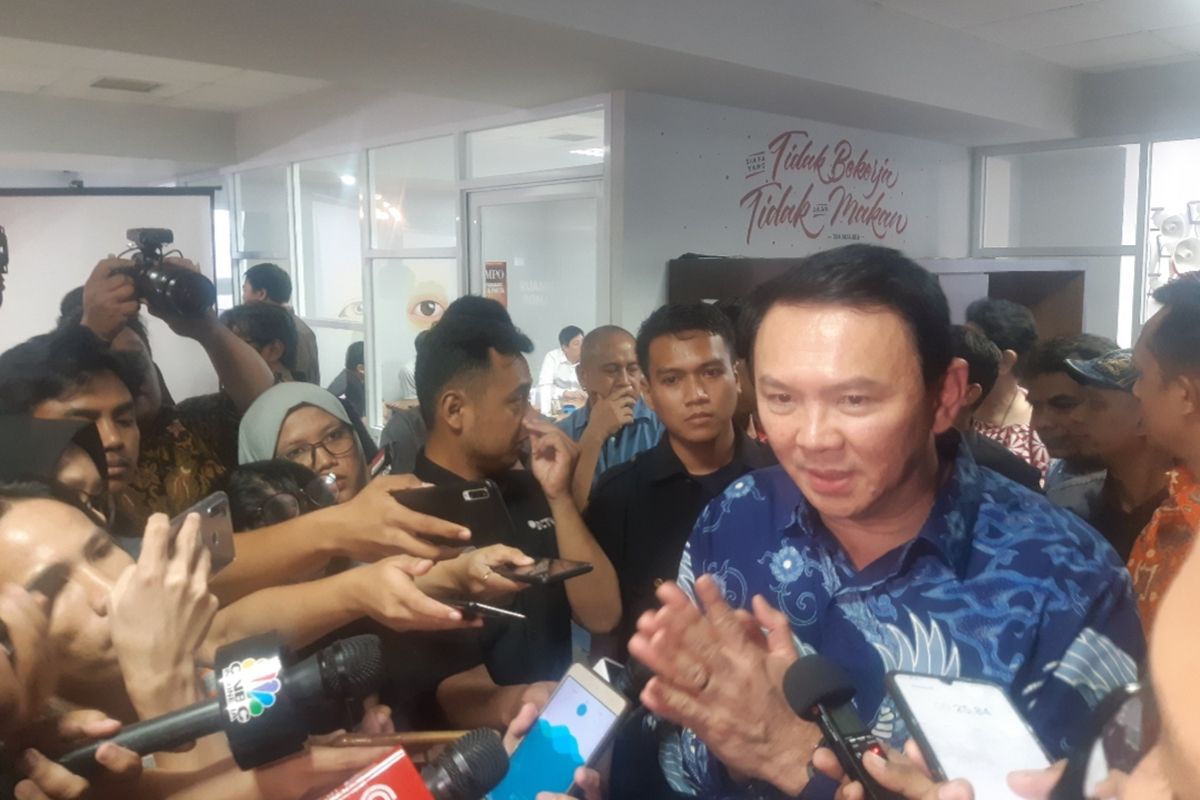 Basuki Tjahaja Purnama di Jakarta, Senin (17/2/2020)