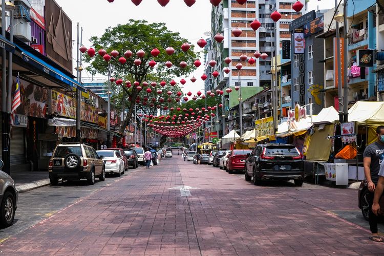 Suasana Kuala Lumpur saat pembatasan karena virus corona, April 2020.