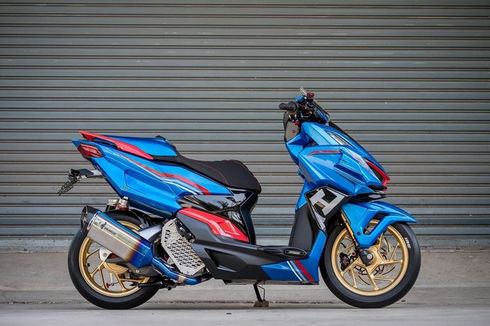 Modifikasi Honda Vario 160, Makin Kekar Pakai Komponen Thailand