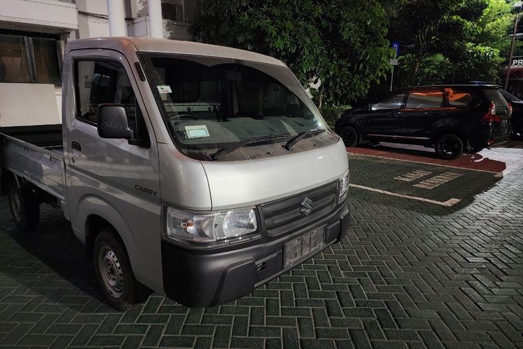 Mobil pikap yang diambil oleh komplotan pencuri di Surabaya