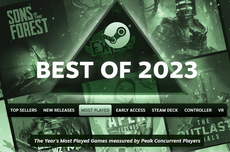 Steam Ungkap Daftar Game Paling Laris Sepanjang 2023