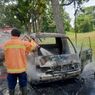 Diduga Korsleting Listrik, Pikap Tiba-tiba Terbakar Saat Melaju di Banyumas