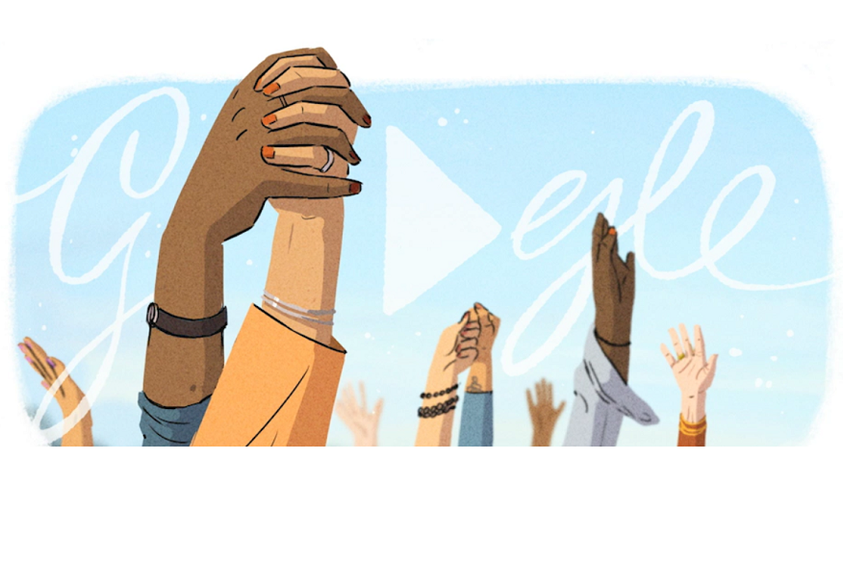 Google Doodle hari perempuan internasional