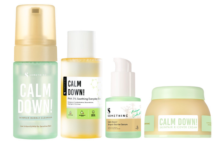 Rangkaian produk Somethinc Calm Down! Series, produk kecantikan lokal