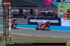 Live MotoGP Spanyol 2023, Kecelakaan di Lap Pembuka