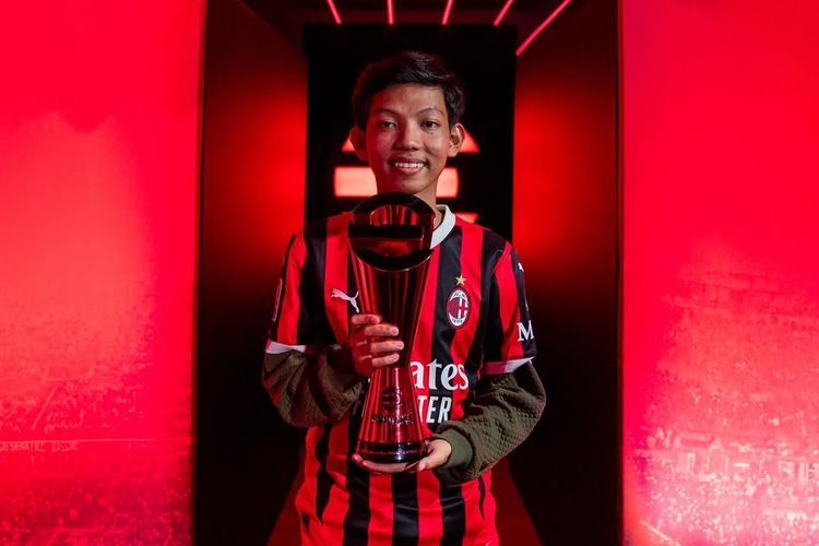 Atlet E-sports Indonesia Jadi Wakil AC Milan di Turnamen eFootball Dunia