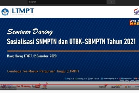 Jadwal, Syarat dan Tahapan Pendaftaran SNMPTN 2021