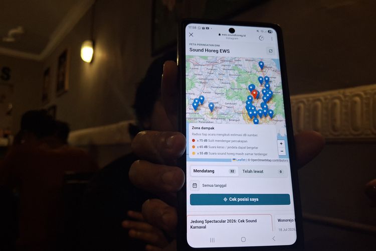 Resah dengan Sound Horeg, Pemuda Malang Ciptakan Peta Digital untuk Hindari Area Bising
