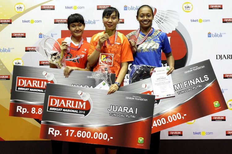 Di turnamen yang menyediakan total hadiah Rp 295 juta ini, telah melahirkan beberpa juara baru dari berbagai sektor. Salah satunya di sektor tunggal dewasa putri, yakni Gabriela Meilani Moningka (Berkat Abadi Banjarmasin).