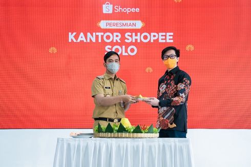 Shopee Buka Kantor di Solo, Gibran: Ini Momentum untuk Pulihkan Ekonomi