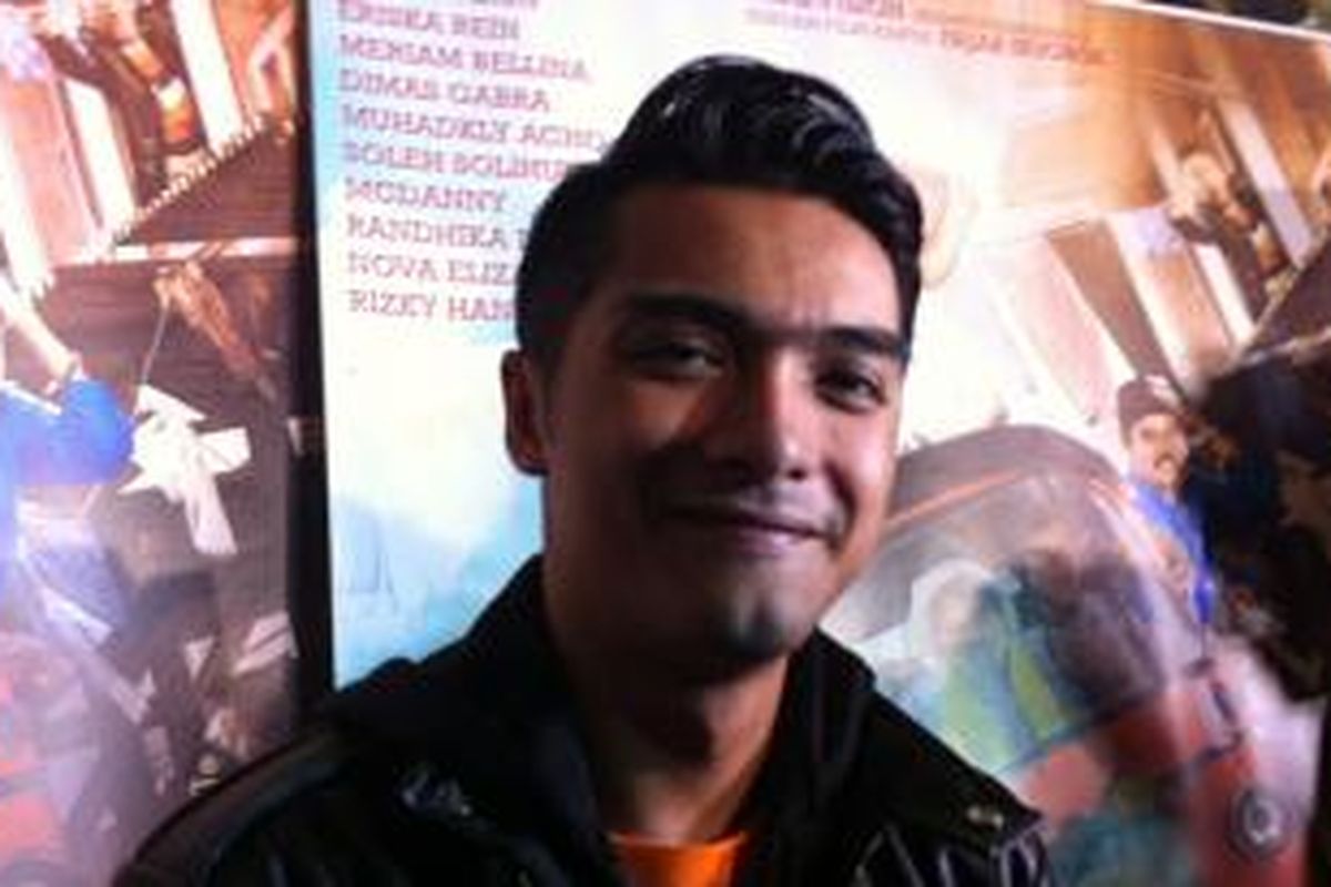 Ricky Harun hadir dalam press screening film Bajaj Bajuri, yang dibintanginya, di XXI Epicentrum Walk, Kuningan, Jakarta Selatan, Selasa (15/7/2014) malam.