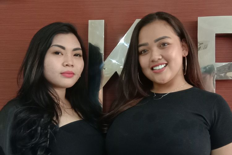 Duo Semangka menyambangi kantor KPAI di Menteng, Jakarta Pusat, Kamis (22/8/2019).