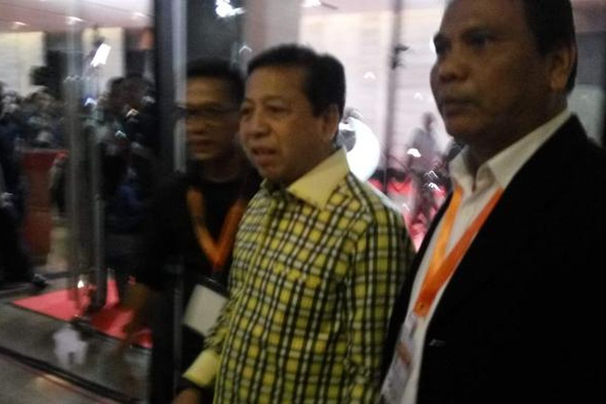 Ketua DPR RI Setya Novanto saat di Hotel Bidakara, Jakarta Selatan, Jumat (10/2/2017).