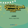 Jadwal Imsak dan Buka Puasa di Kota Jambi, 4 April 2022