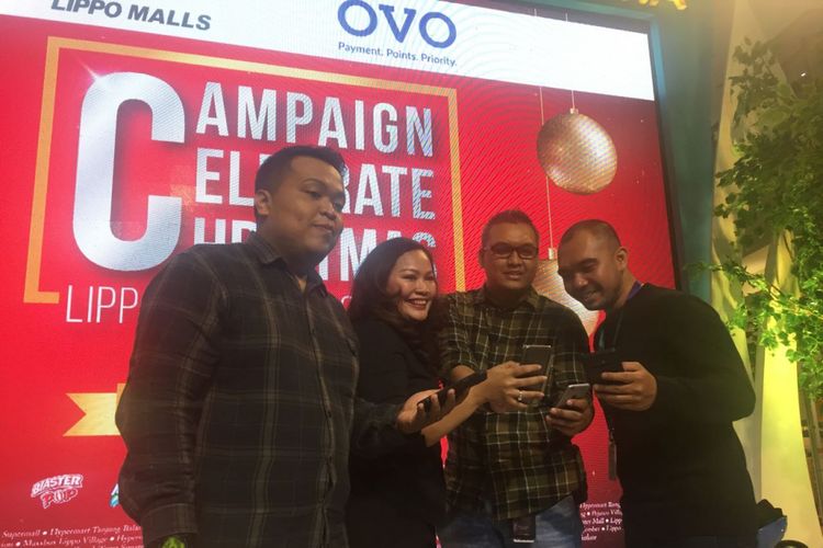 Press Conference Campaign Celebrat Christmas Lippo Malls Indonesia, Kamis (8/12/17) di Plaza Semanggi, Jakarta.