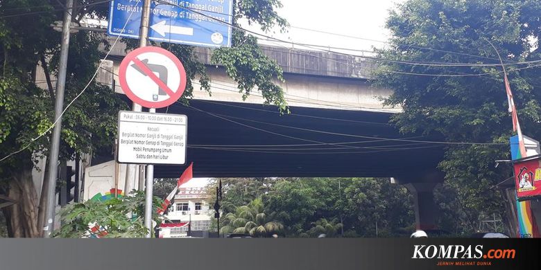 Ini Daftar 28 Gerbang Tol  yang Kena  Aturan Ganjil  Genap  