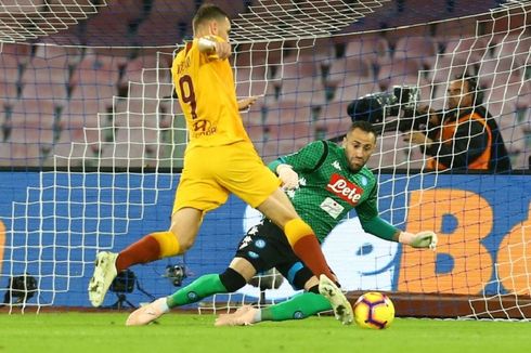 Hasil Liga Italia, Napoli Vs AS Roma Berakhir Imbang
