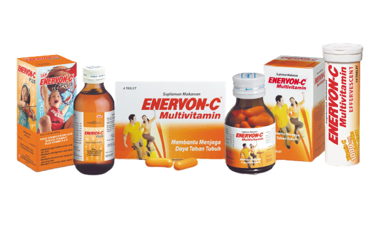 Produk suplemen multivitamin Enervon-C