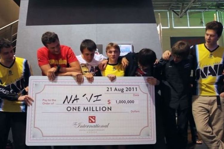 Navi yang memenangkan turnamen Dota 2 The International 2011.