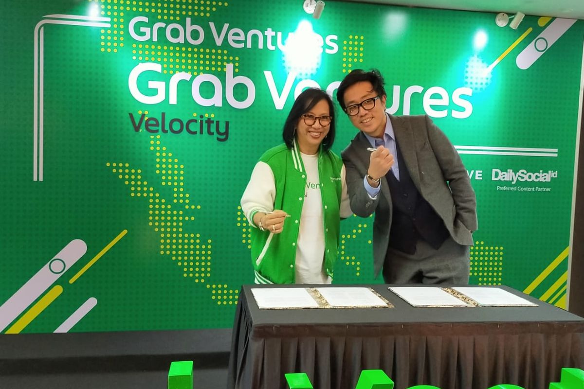 Mendukung pertumbuhan ekosistem startup di Indonesia, Grab Ventures dan BRI Ventures menandatangani MoU kemitraan strategis, diwakili Managing Director Grab Indonesia Neneng Goenadi dan CEO BRI Ventures Nicko Widjaja.
