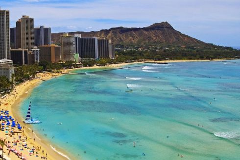 Mengenal Pantai Waikiki Hawaii, Impian Ridwan Kamil untuk Pantai Pangandaran