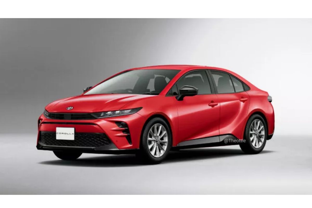 Seniman digital Theophilus Chin mencoba menggambarkan desain dari Toyota Corolla generasi ke-13.