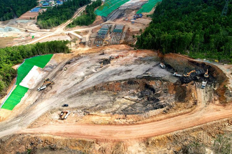 Jalan Tol IKN Segmen KKT Kariangau-SP. Tempadung.