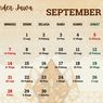 Kalender Jawa Minggu Ini 14-20 September 2025, Cek Weton, Neptu dan Wuku