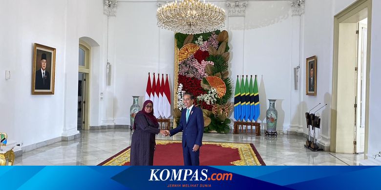 Jokowi Terima Kunjungan Kenegaraan Presiden Tanzania di Istana Bogor