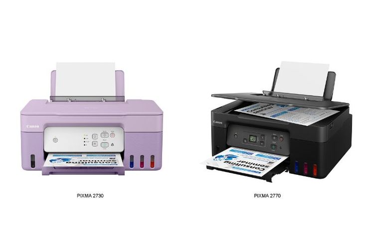 Printer besutan Canon, yakni PIXMA Mega G2730, dan G2770, cocok dimiliki bagi kalangan dengan produktivitas tinggi. 