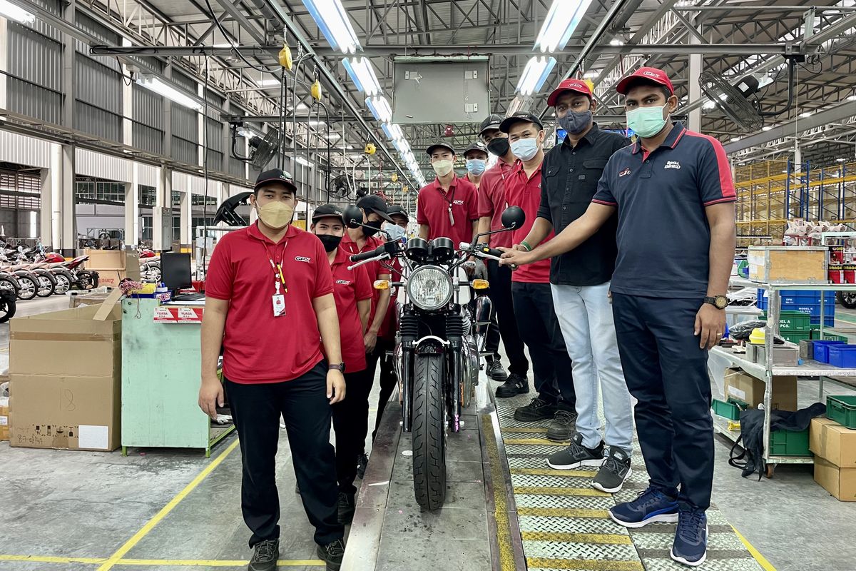 Pabrik perakitan Royal Enfield di Thailand resmi beroperasi