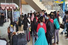 Puluhan Mahasiswa asal Sulawesi Utara Kembali dari China