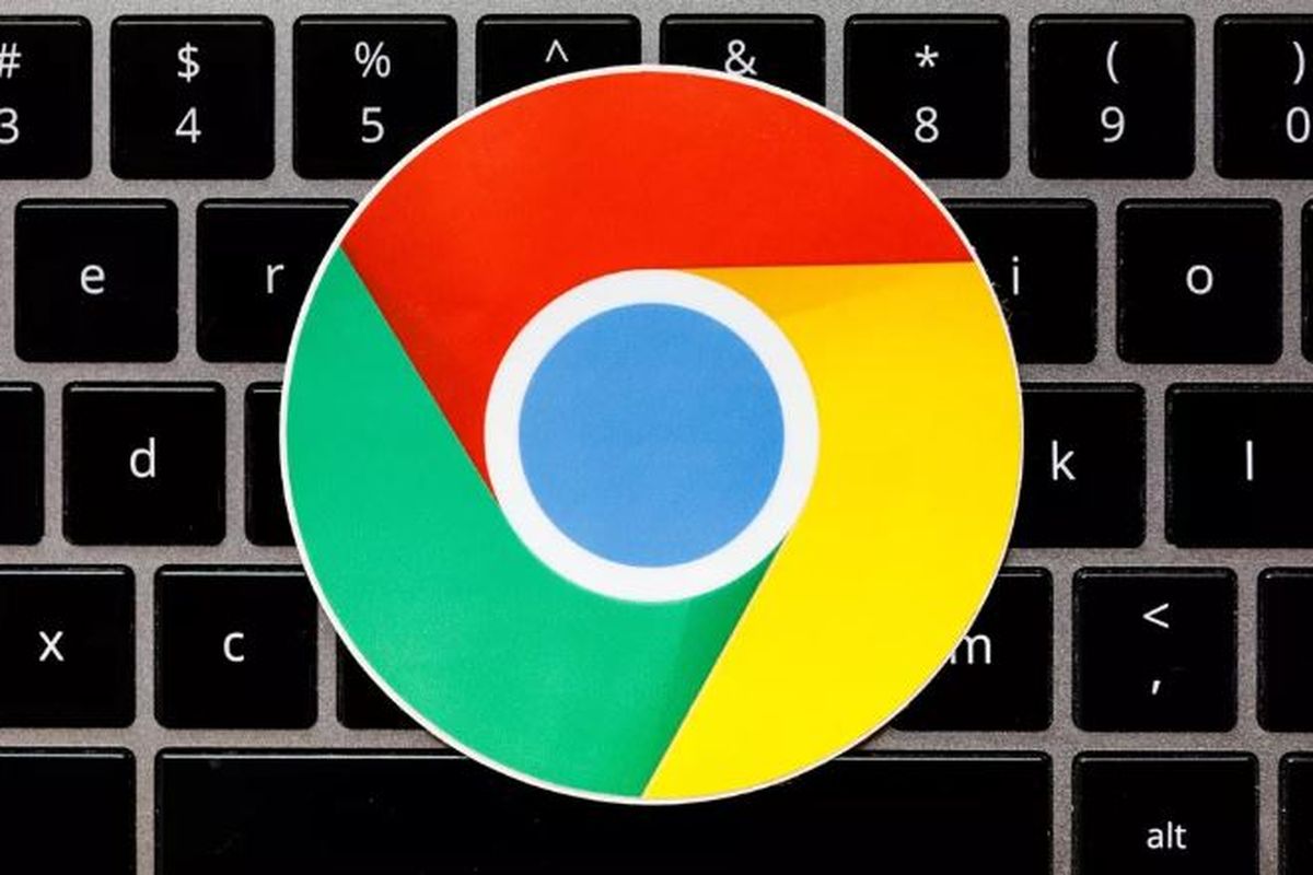 Ilustrasi logo Chrome